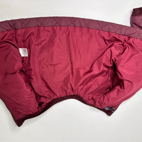 Pompomme Burgundy Quilted Jacket - Picture 9 of 11